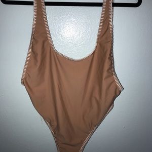 Mauve colored swimsuit